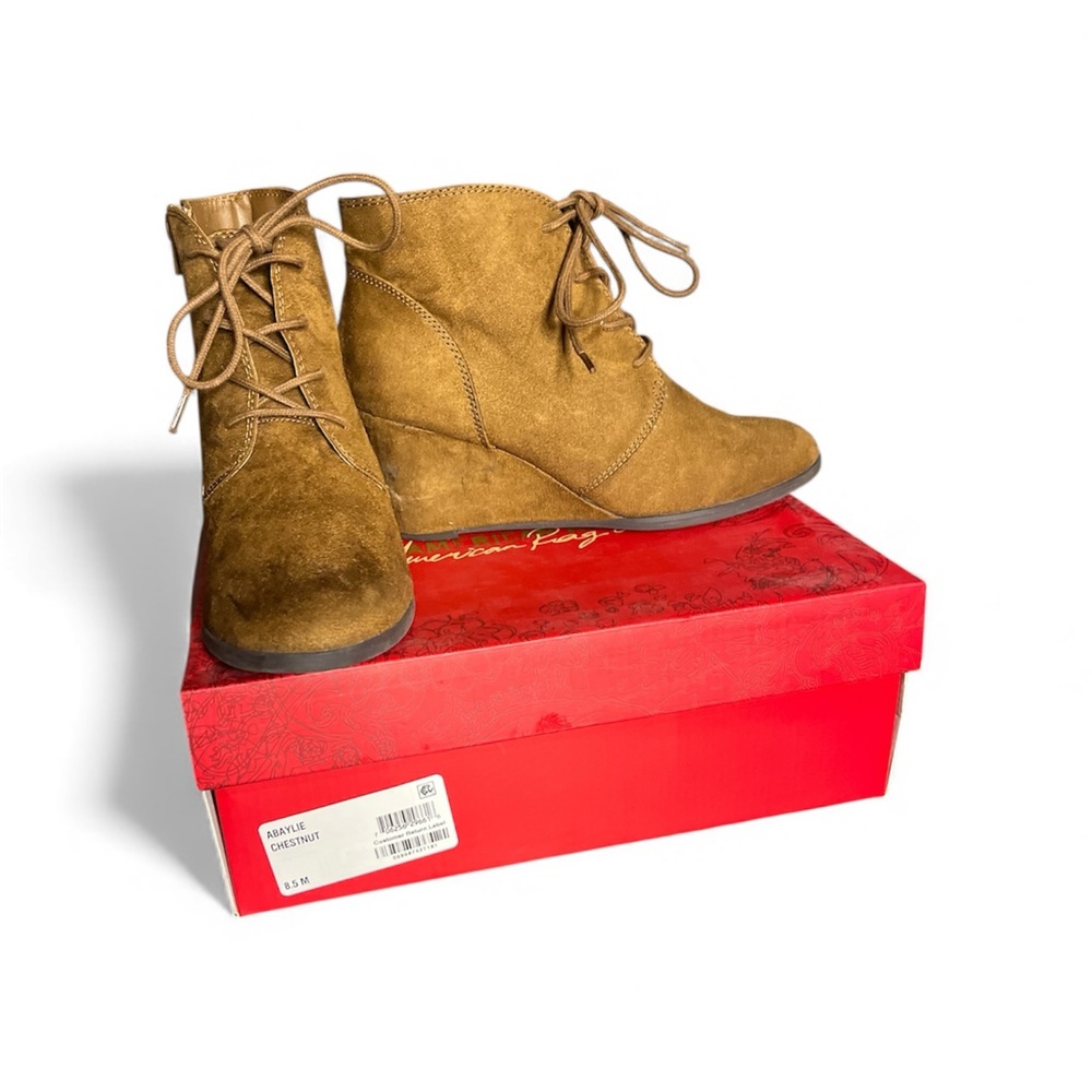 American Rag Brown Suede Heeled Boots